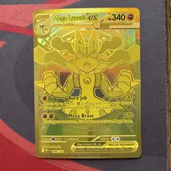 Pokemon TCG Mega Lucario EX Mega Hyper Rare 188/132 NM Condition - Image 1