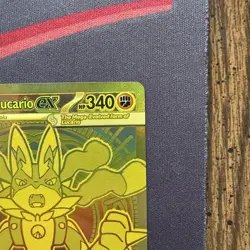 Pokemon TCG Mega Lucario EX Mega Hyper Rare 188/132 NM Condition - Image 4