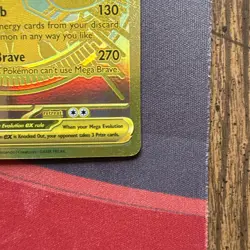 Pokemon TCG Mega Lucario EX Mega Hyper Rare 188/132 NM Condition - Image 5
