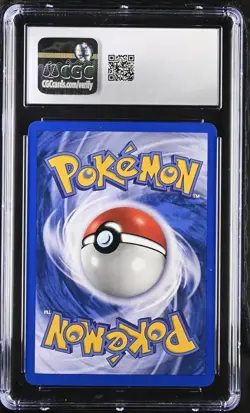 CGC 9 MINT Blastoise 1999 FRENCH Base Set Tortank 2/102 Holo Pokemon Card - Image 2