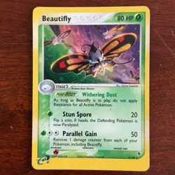 Beautifly 2/109 Holo Rare EX Ruby & Sapphire Pokemon Card DMG - Image 1