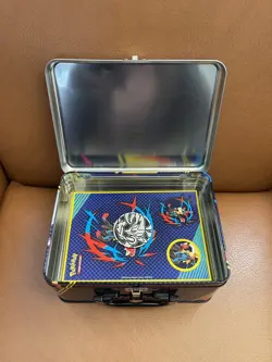 Pokemon TCG 2025 Fall Collector Chest Tin Lunchbox NO PACKS w/ Promo coin/card - Image 2