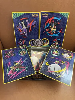 Pokemon TCG 2025 Fall Collector Chest Tin Lunchbox NO PACKS w/ Promo coin/card - Image 4