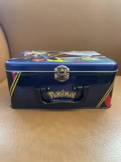 Pokemon TCG 2025 Fall Collector Chest Tin Lunchbox NO PACKS w/ Promo coin/card - Image 5
