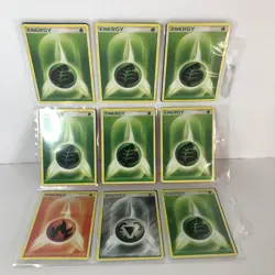 Pokemon Energy Card Lot/Bundle Count:87 Multicolor 5 Sleeves Front And Back - Image 3