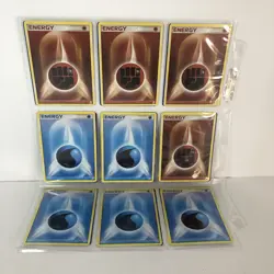 Pokemon Energy Card Lot/Bundle Count:87 Multicolor 5 Sleeves Front And Back - Image 5
