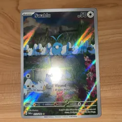 Swablu 213/182 Paradox Rift Illustration Rare Holo Pokemon TCG Card - Image 1