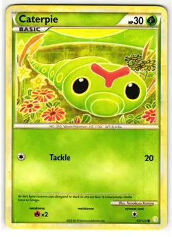 CATERPIE 57/123 HEARTGOLD & SOULSILVER ENGLISH POKEMON TCG - Image 1