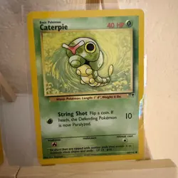 Caterpie 53/75 Neo Discovery + 69/110 Legendary Collection WOTC Pokemon TCG - Image 3
