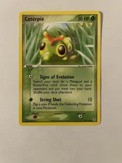 POKEMON CATERPIE 56/112 EX FIRERED & LEAFGREEN COMMON R3B - Image 1