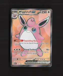 Wigglytuff ex 187/165 Scarlet & Violet 151 Full Art Ultra Rare Pokemon Card NM - Image 1