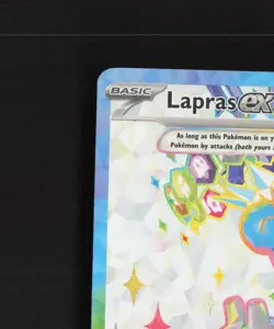 Lapras ex 158/142 Stellar Crown Full Art Ultra Rare Holo Pokemon Card NM - Image 3
