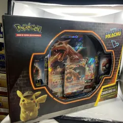 Pokemon Detective Pikachu Charizard GX Special Case File Factory RARE Latam Ver - Image 2
