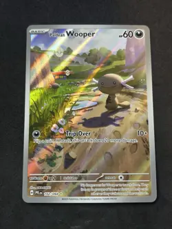 Pokemon Paldean Wooper Me02: Phantasmal Flames 102/094 Illustration Rare Holo - Image 1