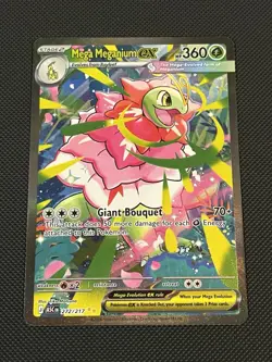 Pokemon TCG Ascended Heroes 272/217 Mega Meganium Ex Special Illustration Rare - Image 1