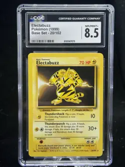 Electabuzz #20 Base Set 1999 Pokemon Game CGC 8.5 ⚡ - Image 1