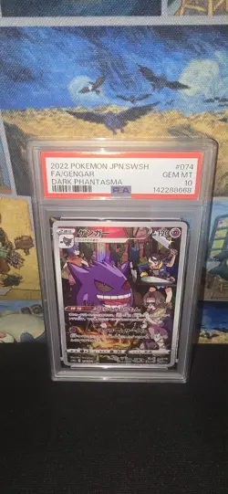 Pokemon Gengar Dark Phantasma Japanese Character Rare #074 PSA 10 Gem Mint - Image 1