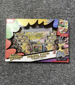 ⭐ Pokemon TCG Ascended Heroes Premium Poster Collection Mega Lucario | SEALED ✅ - Image 1
