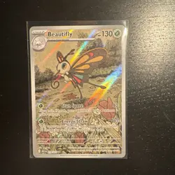 Pokemon TCG Beautifly 219/217 Ascended Heroes Illustration Rare Pack Fresh Nm - Image 1