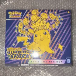 Pokemon TCG Scarlet & Violet Surging Sparks Elite Trainer Box (ETB) Sealed - Image 1