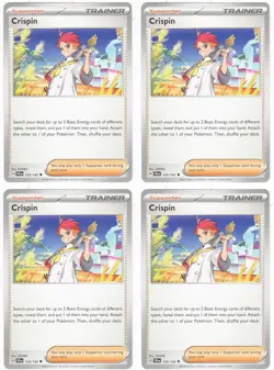[4x Playset] Crispin 133/142 Sv07: Stellar Crown Pokemon TCG - Image 1