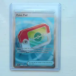 Pokemon TCG Mega Evolution Perfect Order Poke Pad Ultra Rare 113/088 - Image 1
