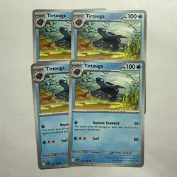 Tirtouga x4 (playset) 022/086 Black Bolt (BLK en) Uncommon NM pokemon - Image 1