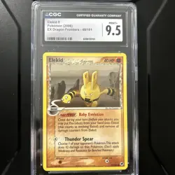Elekid #48 Pokemon 2006 EX Dragon Frontiers CGC Mint 9.5 - Image 1
