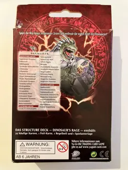 Yu-Gi-Oh! DINOSAUR'S RAGE Structure Deck 1. Auflage Excellent / Near Mint - Image 2
