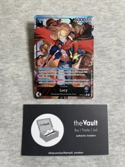 OP15-002 Lucy Leader Alt Art Adventure on Kami’s Island One Piece TCG English NM - Image 1