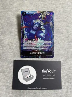 OP15-092 Monkey D Luffy SR Alt Art One Piece TCG English NM Kami’s Island - Image 1