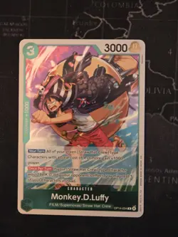Monkey.D.Luffy - OP14-34 Foil OP14-034 The Azure Sea's Seven One Piece NM! - Image 1