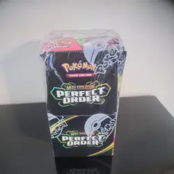 Pokemon Mega Evolution Perfect Order half booster box 18 packs Sealed - Image 1