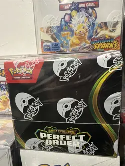 Pokemon Mega Evolution Perfect Order Booster Box Sealed - Image 1