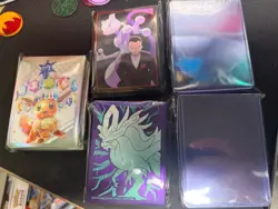 Pokemon ETB Art Sleeves And 50 Toploaders Prismatic, Destined Rivals, Temporal - Image 1