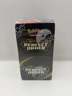 Pokemon TCG Mega Evolution Perfect Order Half Booster Box (18 Packs) SEALED - Image 1