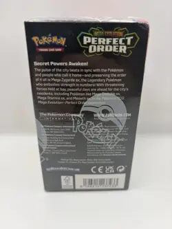 Pokemon TCG Mega Evolution Perfect Order Half Booster Box (18 Packs) SEALED - Image 4