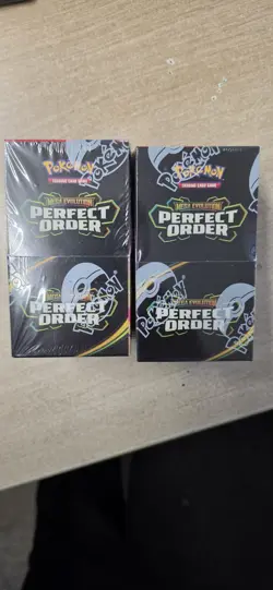 Pokemon TCG Mega Evolution Perfect Order Booster Box 18 Cards New & Sealed - Image 1