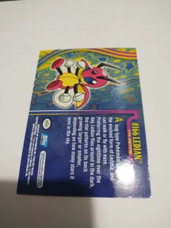 Ledian Foil Topps Pokemon TV Animation Edition Johto Series 1 #166 2001 - Image 5