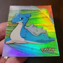 DMG Topps Lapras HV13 Rainbow Foil Series 3 Pokemon 2000 TVAnimationEdition Rare - Image 3