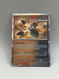 Pokemon Paradox Rift Holo 028/182 Iron Moth - Image 1