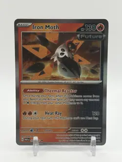 Pokemon Paradox Rift Holo 028/182 Iron Moth - Image 3