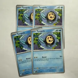 Tympole x4 (playset) 019/086 Black Bolt (BLK en) Common NM pokemon - Image 1