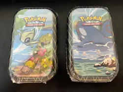 Pokemon TCG 2021 Shining Fates Mini Tins Set of 2 NEW Factory Sealed 820650808678 - Image 1