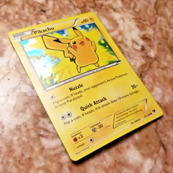 ⚡ Pikachu 2014 MOVIE PROMO ⚡ / HOLO RARE Pokemon 42/146 / MP - Image 2