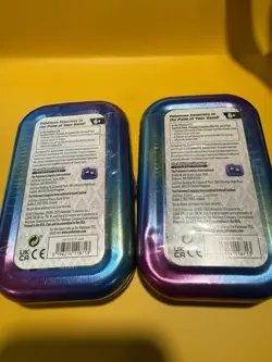 🔥Pokemon Vaporeon Mini Tin Prismatic Evolutions Sealed Lot of 2 NEW💎 - Image 2