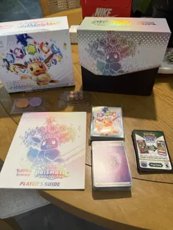 Opened Pokemon Prismatic Evolutions Elite Trainer Box (ETB) NO Packs - Image 1