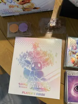 Opened Pokemon Prismatic Evolutions Elite Trainer Box (ETB) NO Packs - Image 3