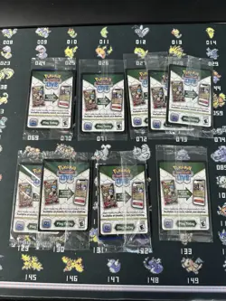 2025 POKEMON Prismatic Evolutions Lot Of 9 Stamped Surprise Box Promos Eevee - Image 2