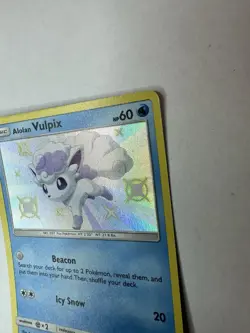 Pokemon Hidden Fates Alolan Vulpix SV8/SV94 Shiny Holo Rare - See Photo! - - Image 5